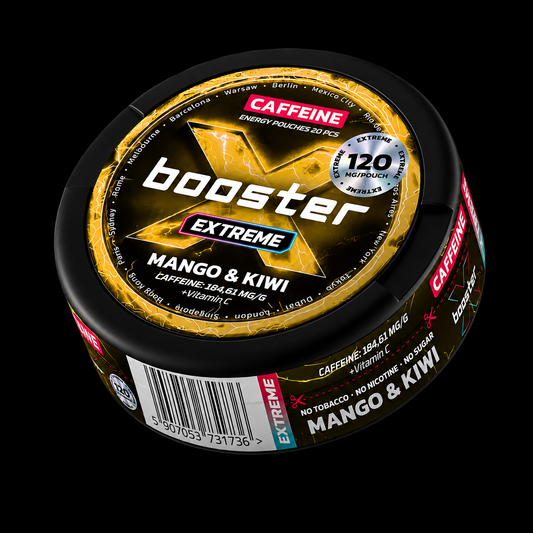 X-Booster Extreme Mango & Kiwi - 120mg - Energy Pouches