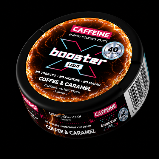 X-Booster Cofee & Caramel- 80mg - Energy pouches