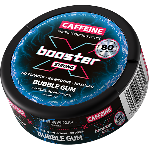X-Booster Bubblegum - 80mg - Energy pouches