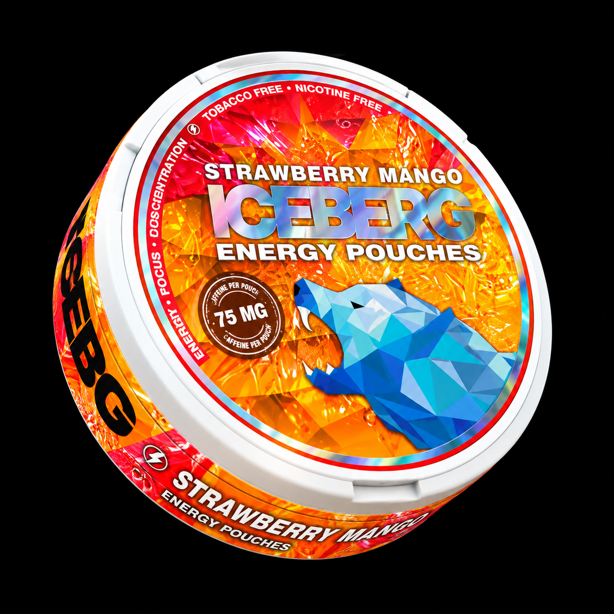 ICEBERG ENERGY Strawberry Mango - 70mg - Energy Pouches