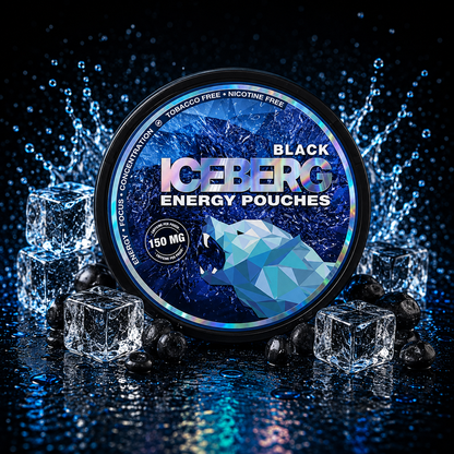 ICEBERG ENERGY Black - 150mg - Energy Pouches