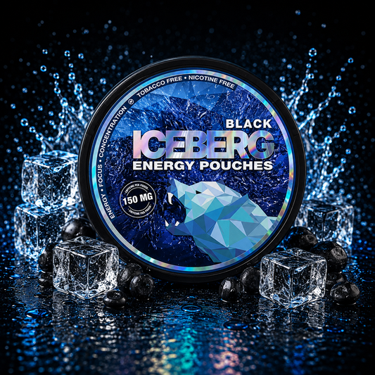 ICEBERG ENERGY Black - 150mg - Energy Pouches