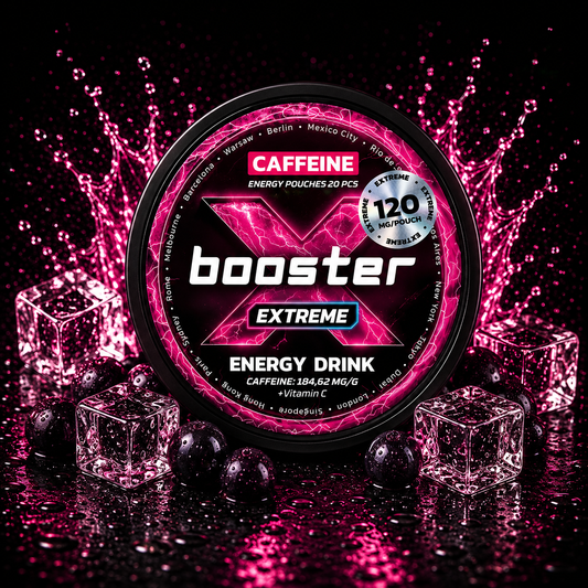 X-Booster Extreme Energy Drink - 120 mg - Energy Pouches