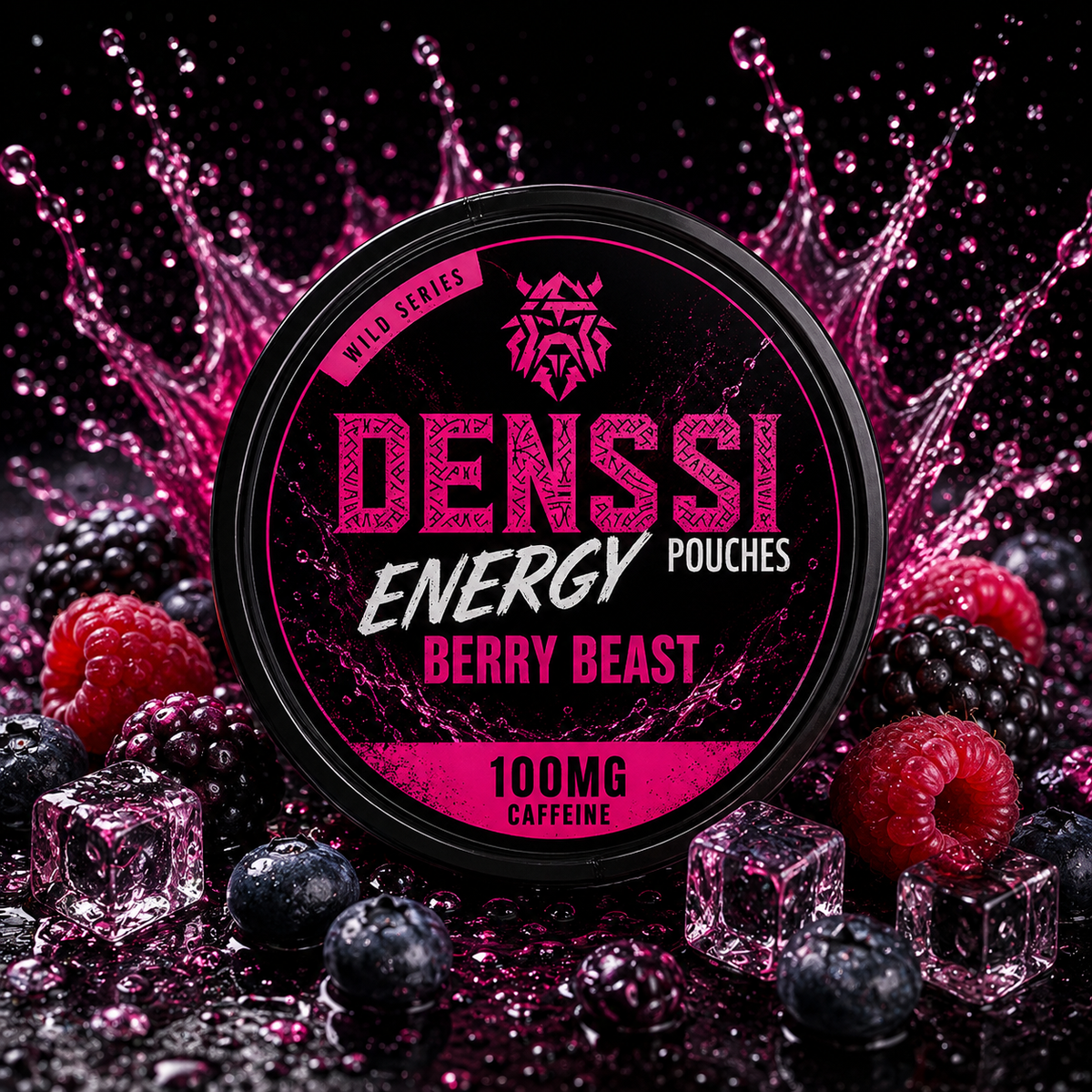 DENSSI Berry Beast - 100mg - Energy Pouches
