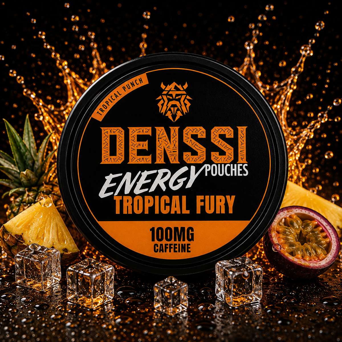 DENSSI Tropical Fury - 100mg - Energy Pouches