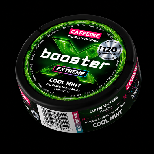 X-Booster Cool Mint - 120 mg - Energy Pouches
