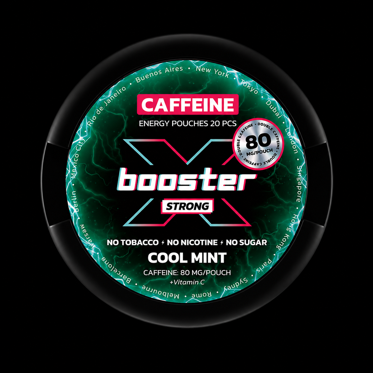 X-Booster Coolmint- 80mg - Energy pouches