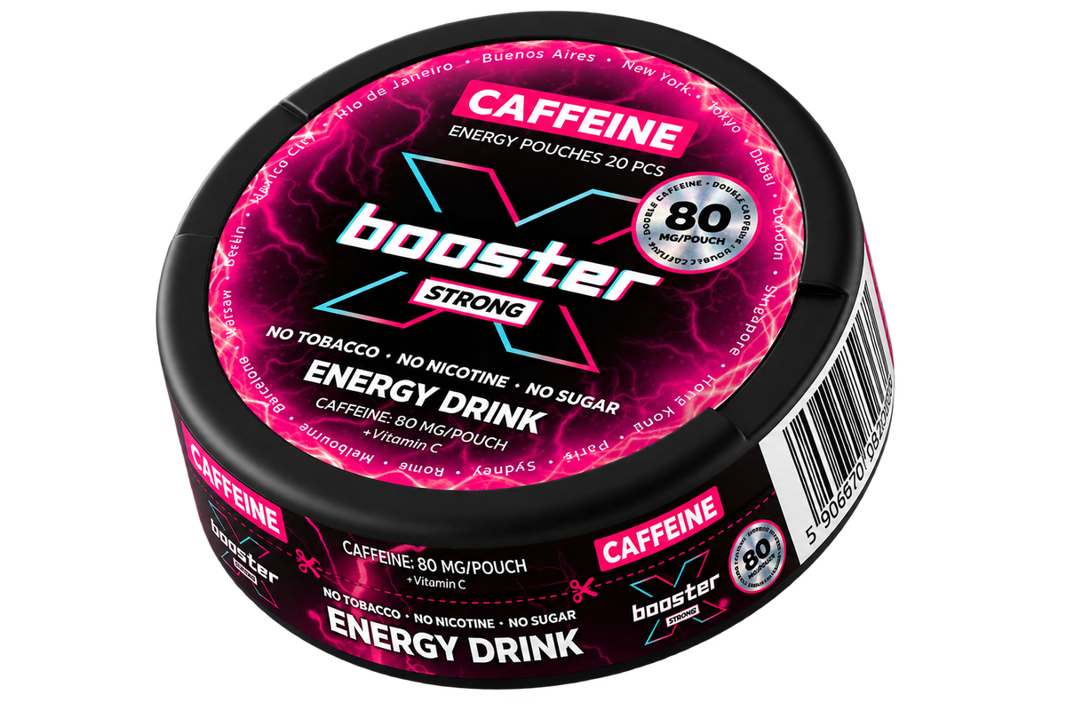 X-Booster Energy Drink - 80mg - Energy pouches