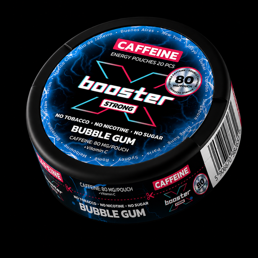 X-Booster Bubblegum - 80mg - Energy pouches