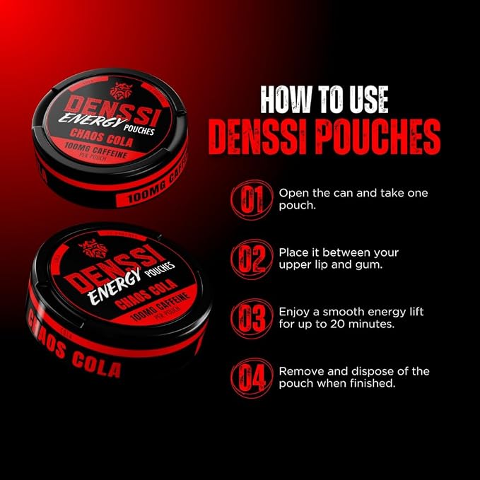 DENSSI Chaos Cola - 100mg - Energy Pouches