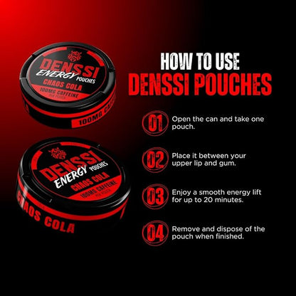 DENSSI Chaos Cola - 100mg - Energy Pouches