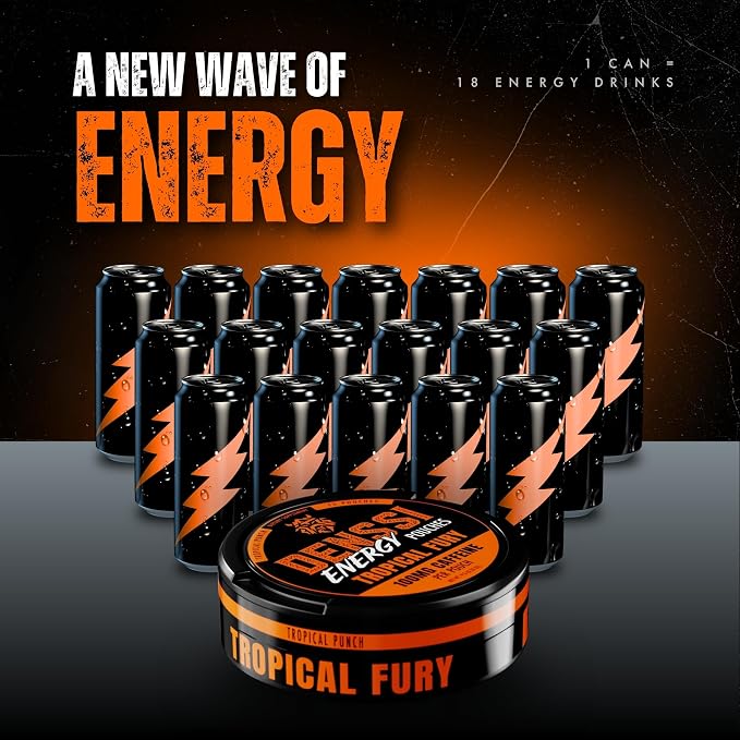 DENSSI Tropical Fury - 100mg - Energy Pouches