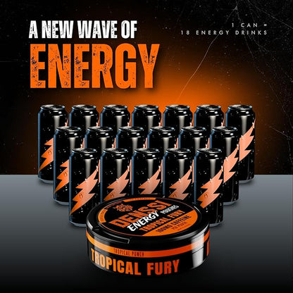 DENSSI Tropical Fury - 100mg - Energy Pouches