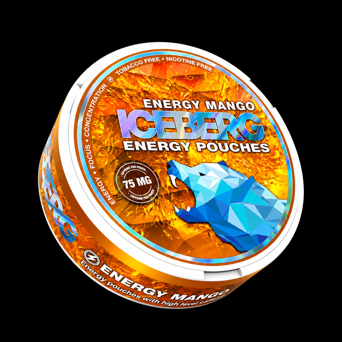 ICEBERG ENERGY Mango 75mg - Energy Pouches