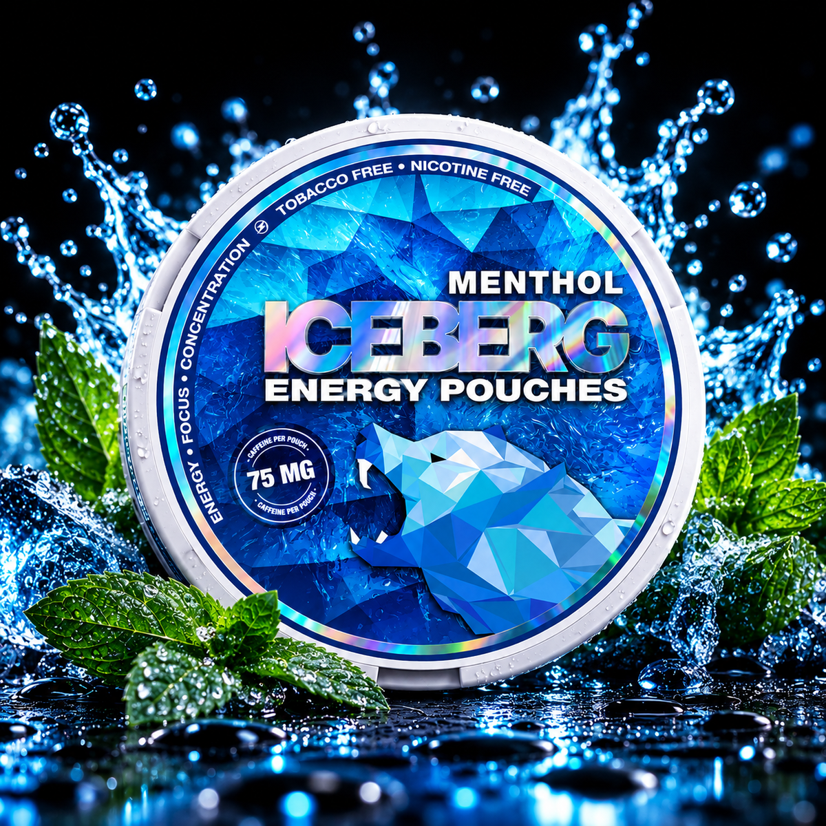 ICEBERG ENERGY Menthol 75mg - Energy Pouches
