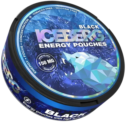 ICEBERG ENERGY Black - 150mg - Energy Pouches