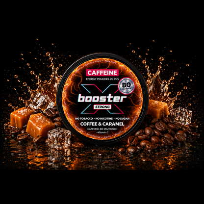 X-Booster Cofee & Caramel- 80mg - Energy pouches