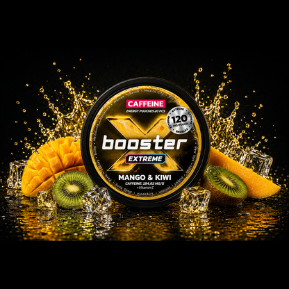 X-Booster Extreme Mango & Kiwi - 120mg - Energy Pouches