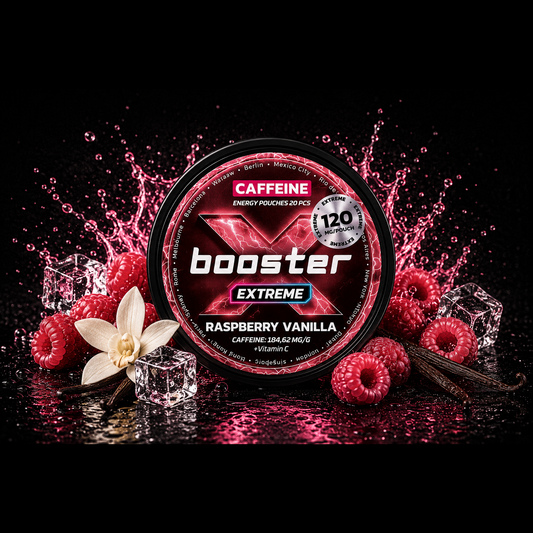 X-Booster Raspberry & Vanilla - 120mg - Energy Pouches