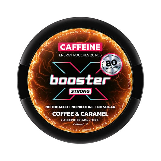 X-Booster Cofee & Caramel- 80mg - Energy pouches