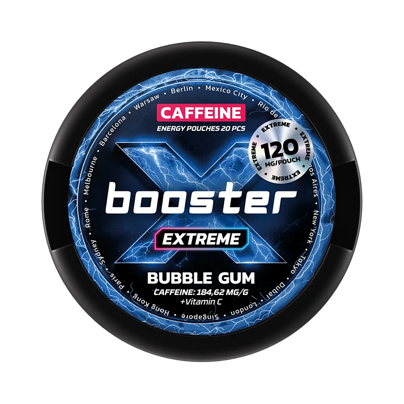 X-Booster Bubblegum -120 mg - Energy Pouches