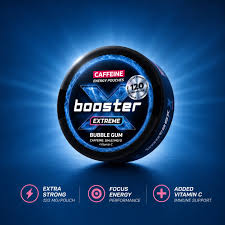 X-Booster Bubblegum -120 mg - Energy Pouches