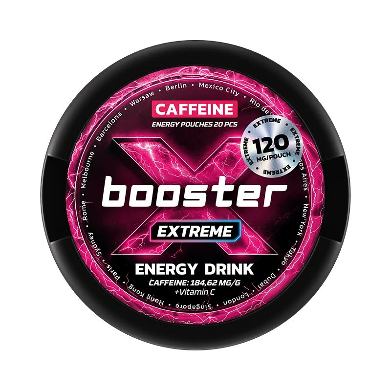 X-Booster Extreme Energy Drink - 120 mg - Energy Pouches