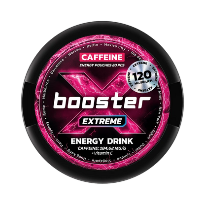 X-Booster Extreme Energy Drink - 120 mg - Energy Pouches
