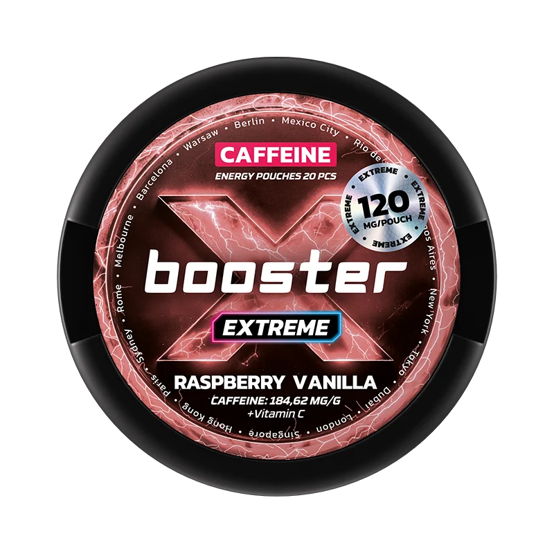 X-Booster Raspberry & Vanilla - 120mg - Energy Pouches