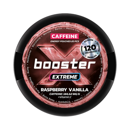 X-Booster Raspberry & Vanilla - 120mg - Energy Pouches